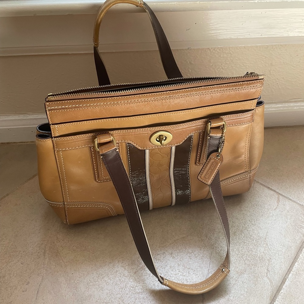 Tan Coach Bag